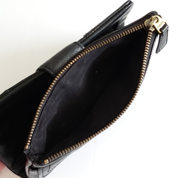 Fossil Black Leather Wallet - Picture 5 of 7